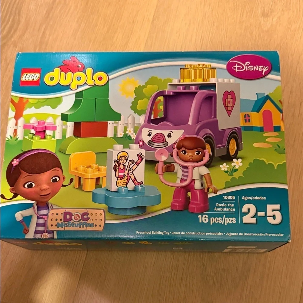 Lego duplo Disney doc mcstuffins rosie the ambulance set 10605 new in sealed box